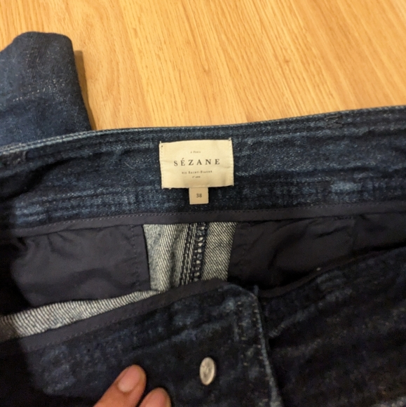 Sezane Le 70s Jeans Size 38P (US 4P/6P) - Picture 3 of 8